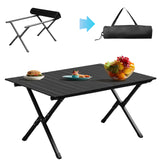 Rectangle Portable Carbon Steel Camping Table