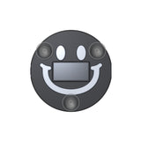 Car wireless solar-powered smiley face triangular window six-color neon interior ambient light LED car mount