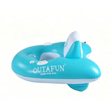 New electric single-person inflatable water float propeller, automatic propulsion, and rotatable swimming ring.